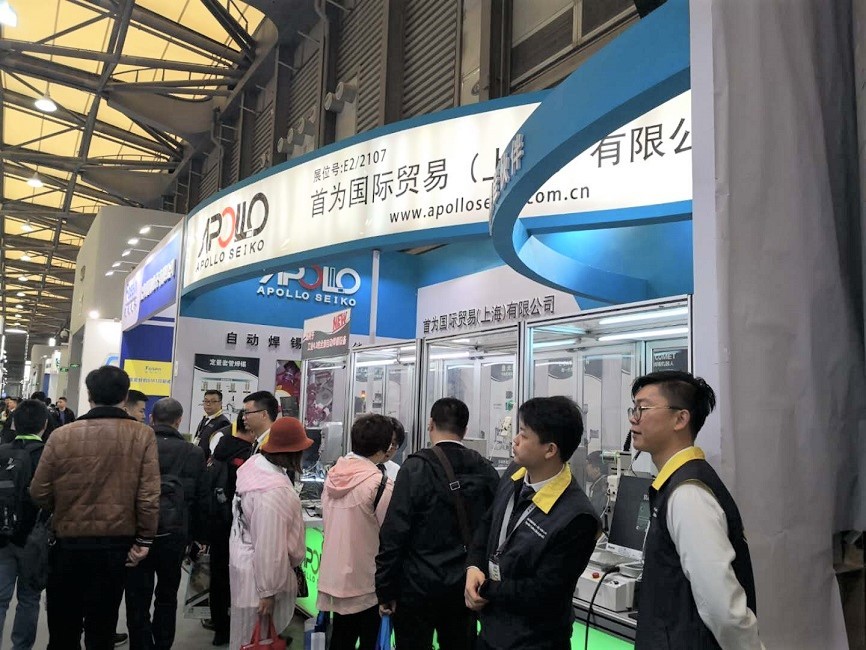 我們在Productronica China 2019展出。